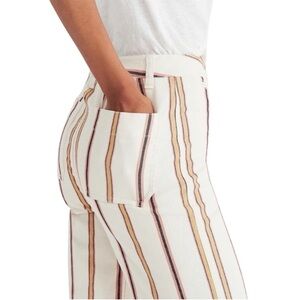 Cropped Striped Madewell Jeans